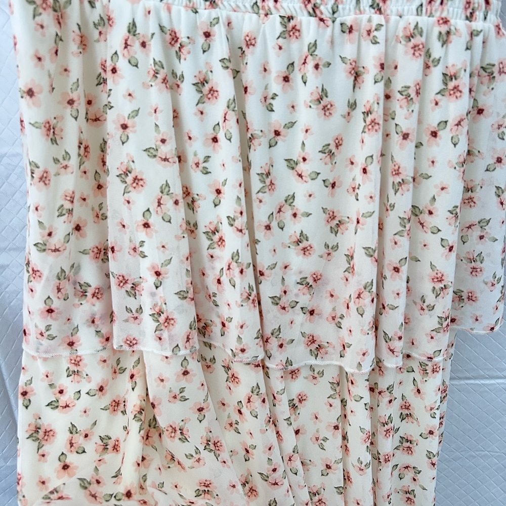Floral Ruffle Strap Dress - Picture 7 of 7